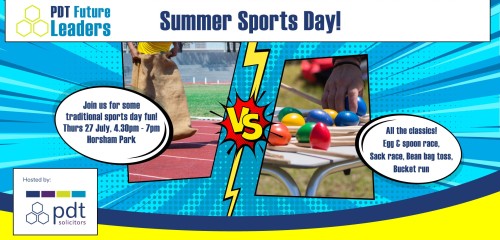 PDT Future Leaders Summer Sports Day: 24th August